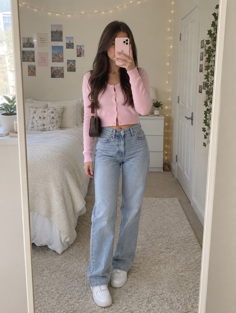 Maya's mirror selfie outfit